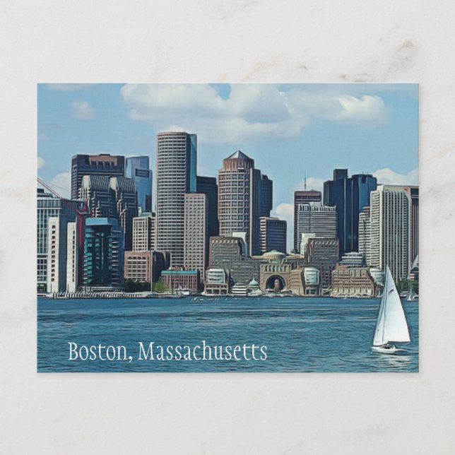 Carte postale Boston, Massachusetts (Devant)