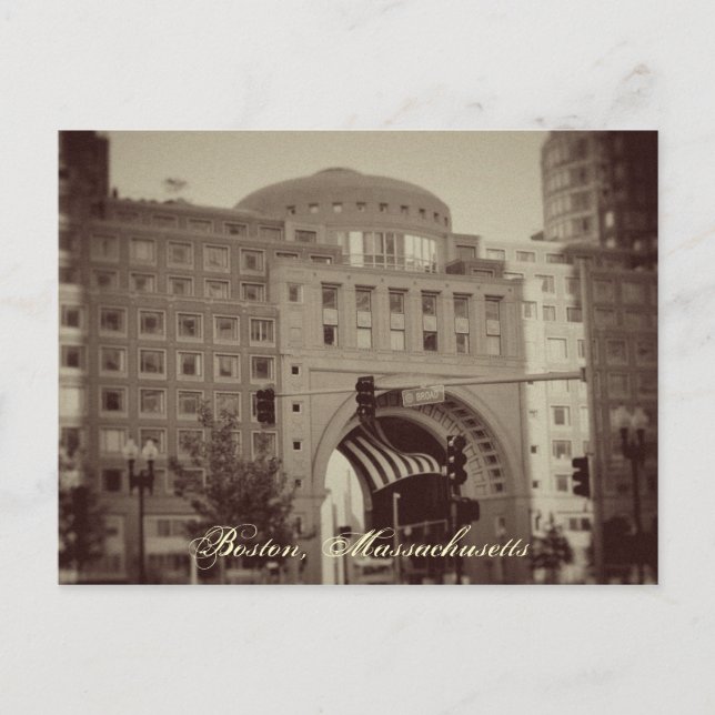 Carte Postale Boston, Massachusetts (Devant)