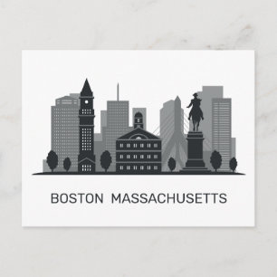 Carte Postale Boston Massachusetts