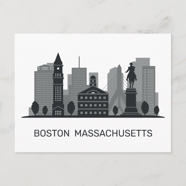 Carte Postale Boston Massachusetts (Devant)