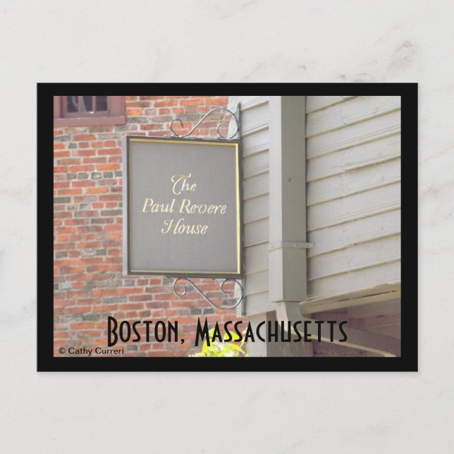 Carte Postale Boston, Massachusetts (Devant)