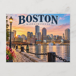 Carte Postale Boston, Massachusetts