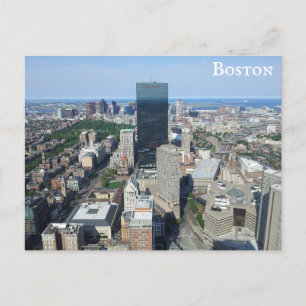 Carte Postale Boston Massachusetts Downtown City Skyline Travel