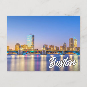 Carte Postale Boston, Massachusetts, États-Unis