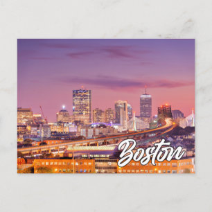 Carte Postale Boston, Massachusetts, États-Unis