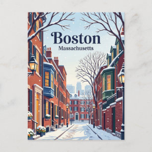 Carte Postale Boston, Massachusetts, États-Unis