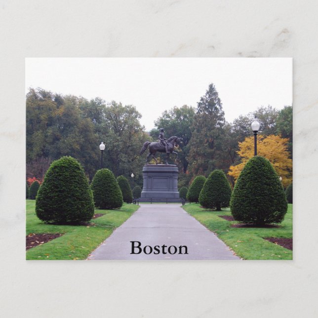 Carte postale Boston Public Gardens (Devant)