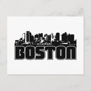 Carte Postale Boston Skyline
