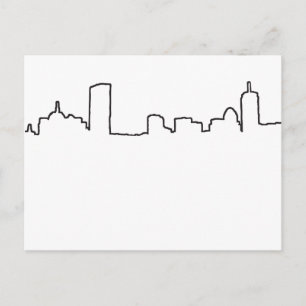 Carte Postale Boston - Skyline