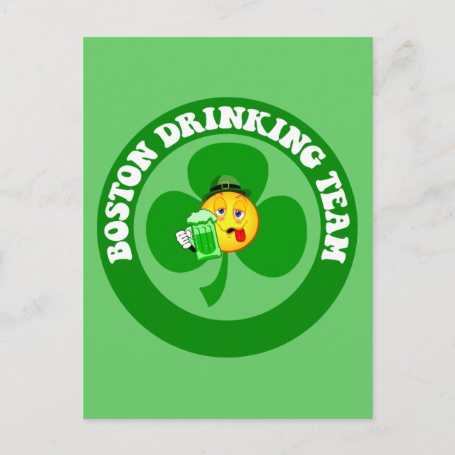 Carte Postale Boston St Patrick's Day (Devant)