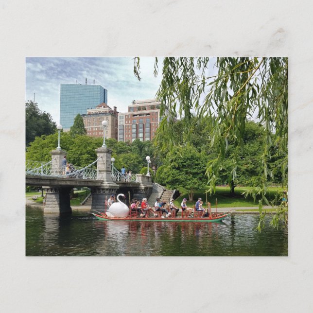 Carte postale Boston Swat Jardin Public (Devant)