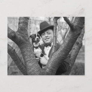 Carte Postale Boston Terrier, années 1920