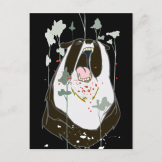 Carte Postale Bots en colère "Poche pleine de monstres"