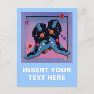 Carte postale - Botte de Cowboy de minuit