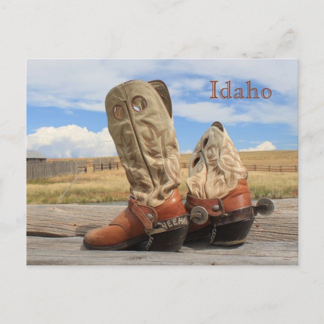 Carte Postale Bottes de Idaho (Devant)