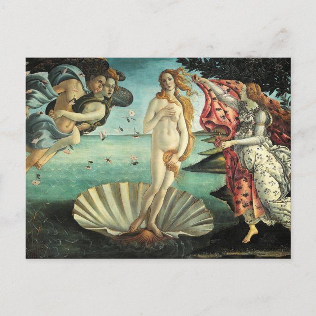 Carte Postale Botticelli - Birth of Venus (Devant)