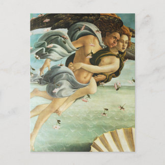 Carte Postale Botticelli "La Naissance de Vénus - Zéphyr & Chlor