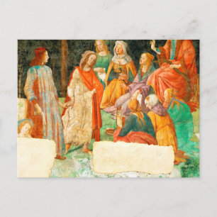 Carte Postale Botticelli "Les sept arts libéraux"