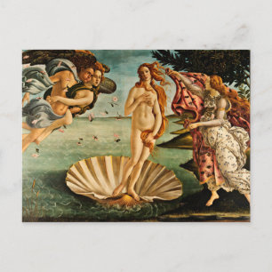 Carte Postale Botticelli - The Birth Of Venus