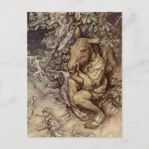 Carte Postale « Bottom et Titania » par Arthur Rackham