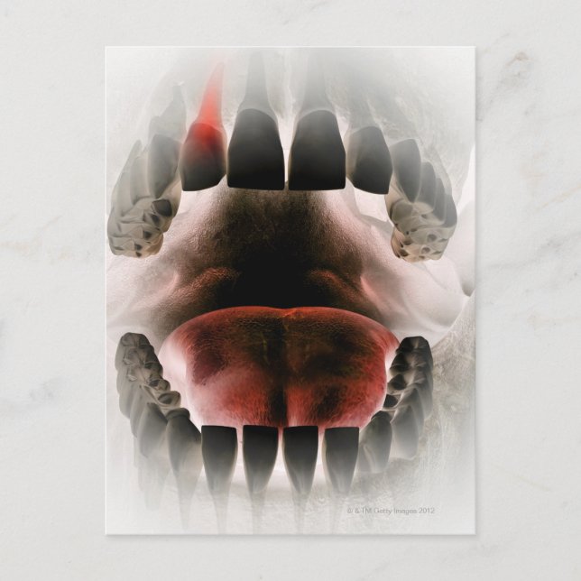 Carte Postale Bouche (Devant)