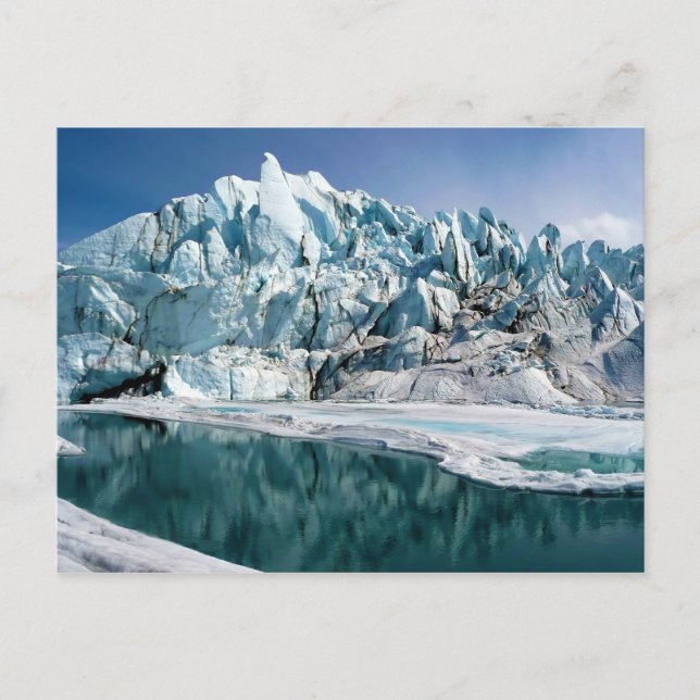 Carte Postale Bouche du glacier Matanuska en Alaska (Devant)