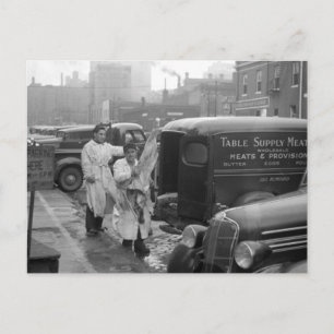 Carte Postale Boucher Boys, 1938