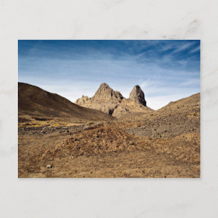 Carte Postale Bouchons volcaniques montrant fluage, Désert d'Alg