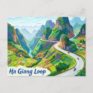 Carte Postale Boucle de Ha Giang Vietnam