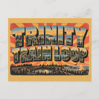 Carte Postale Boucle ferroviaire de Trinity Train NL Voie ferrée