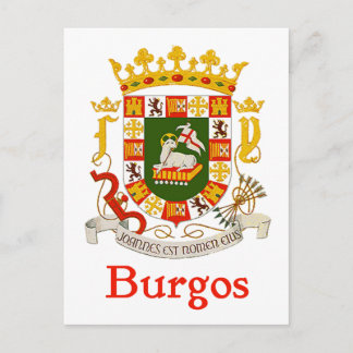 Carte Postale Bouclier Burgos Porto Rico