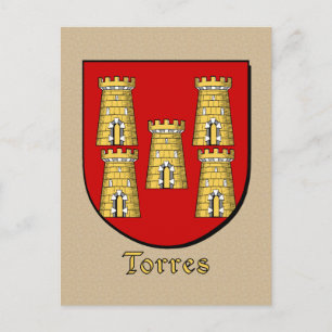 Carte Postale Bouclier héraldique Torres