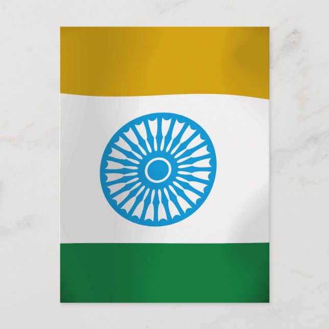 CARTE POSTALE BOUCLIER INDIEN (Devant)