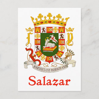 Carte Postale Bouclier salazar de Porto Rico