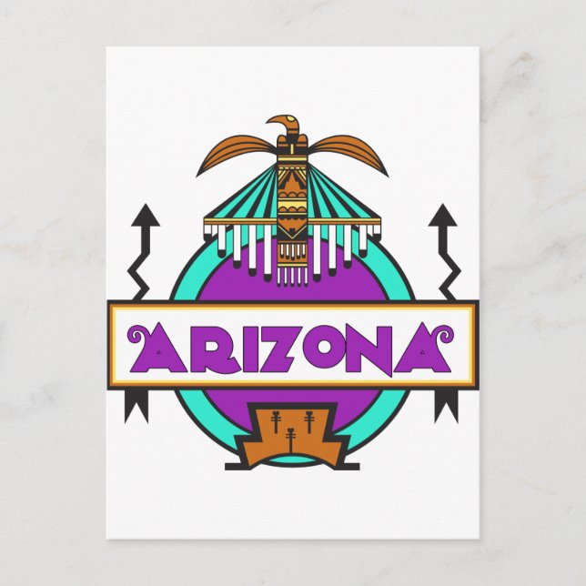 Carte Postale Bouclier Thunderbird (Devant)