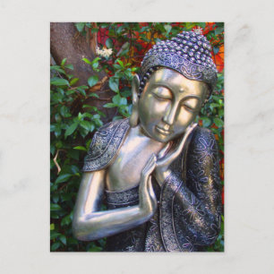 Carte postale Bouddha argenté
