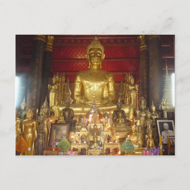 Carte Postale bouddha assis (Devant)