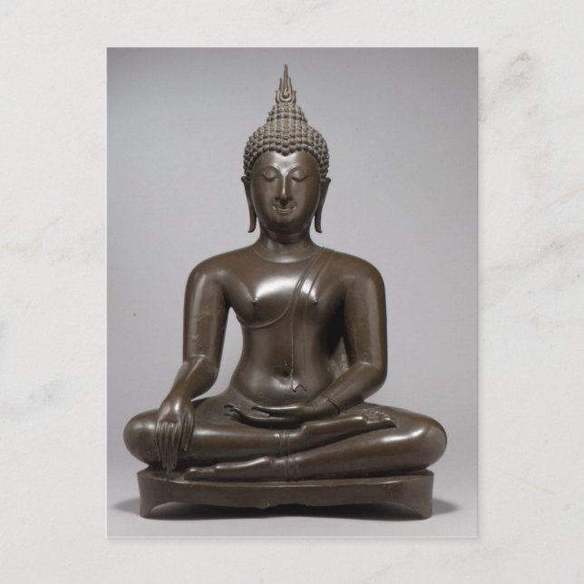 Carte Postale Bouddha assis - 15e siècle (Devant)
