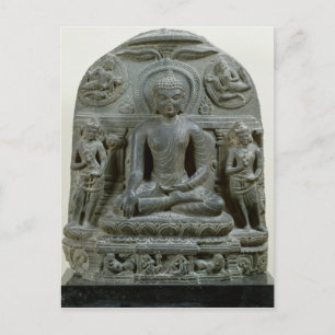 Carte Postale Bouddha assis dans la méditation