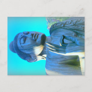 Carte Postale bouddha bleu