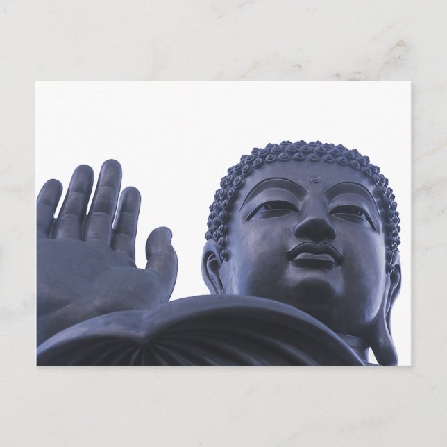 Carte Postale Bouddha bleu (Devant)