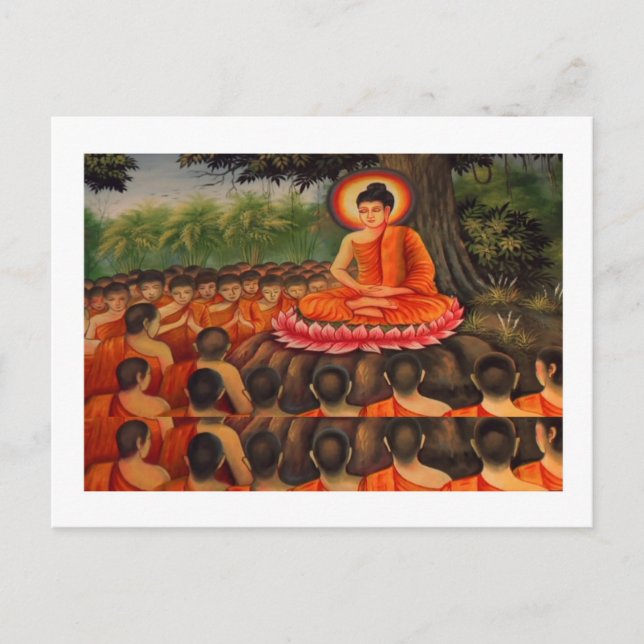 Carte Postale BOUDDHA Bouddhisme Paix (Devant)
