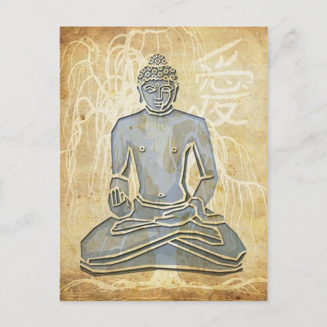 Carte Postale Bouddha d'amour (Devant)