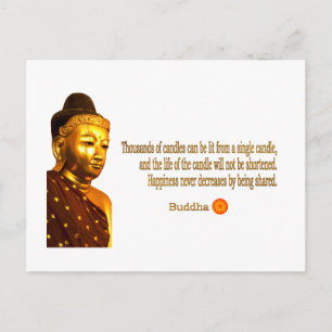 Carte Postale Bouddha ~ Des Milliers De Bougies Peuvent Être Écl