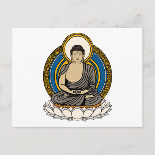 Carte Postale Bouddha Dhyana Mudra