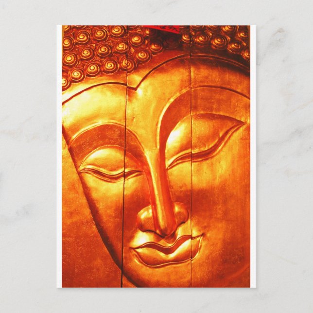 Carte Postale Bouddha d'or (Devant)