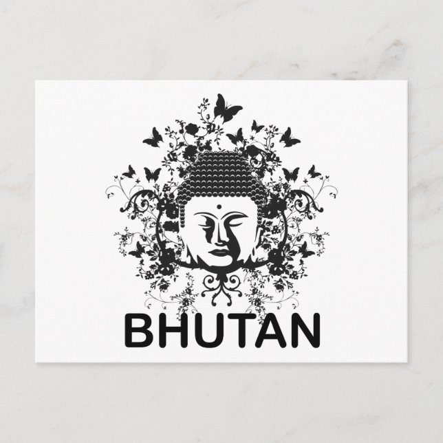 Carte Postale Bouddha du Bhoutan (Devant)