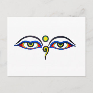 Carte Postale Bouddha Eyes