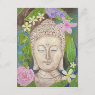 Carte postale Bouddha Flower