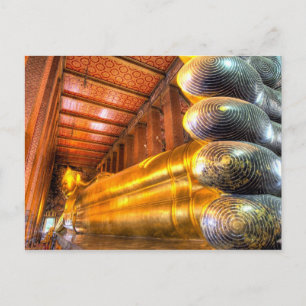 Carte Postale Bouddha géant couché à l'intérieur du temple, Wat